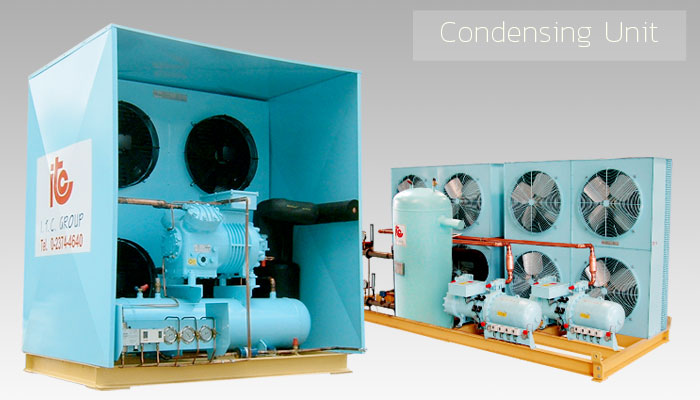 Condensing Unit - Industrial Refrigeration, Freezing and Cold Storage Systems by ITC GROUP