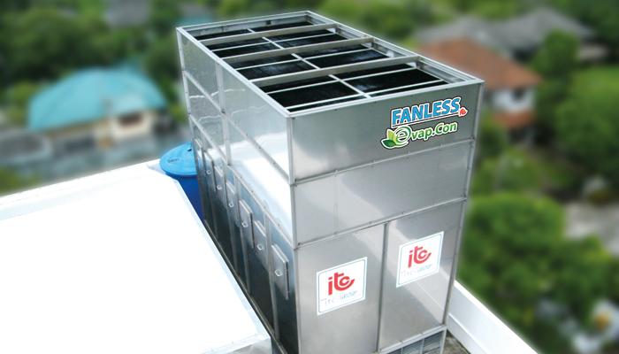 Fanless Evaporative Condenser - Industrial Refrigeration, Freezing and Cold Storage Systems by ITC GROUP