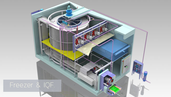 Freezer & IQF. - Industrial Refrigeration, Freezing and Cold Storage Systems by ITC GROUP