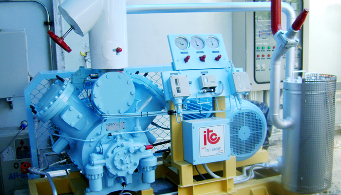 Package Reciprocating Compressor - Industrial Refrigeration, Freezing and Cold Storage Systems by ITC GROUP